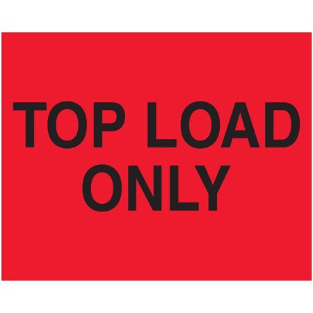 Officespace 8 x 10 in. Top Load Only Labels, Fluorescent Red OF3349569